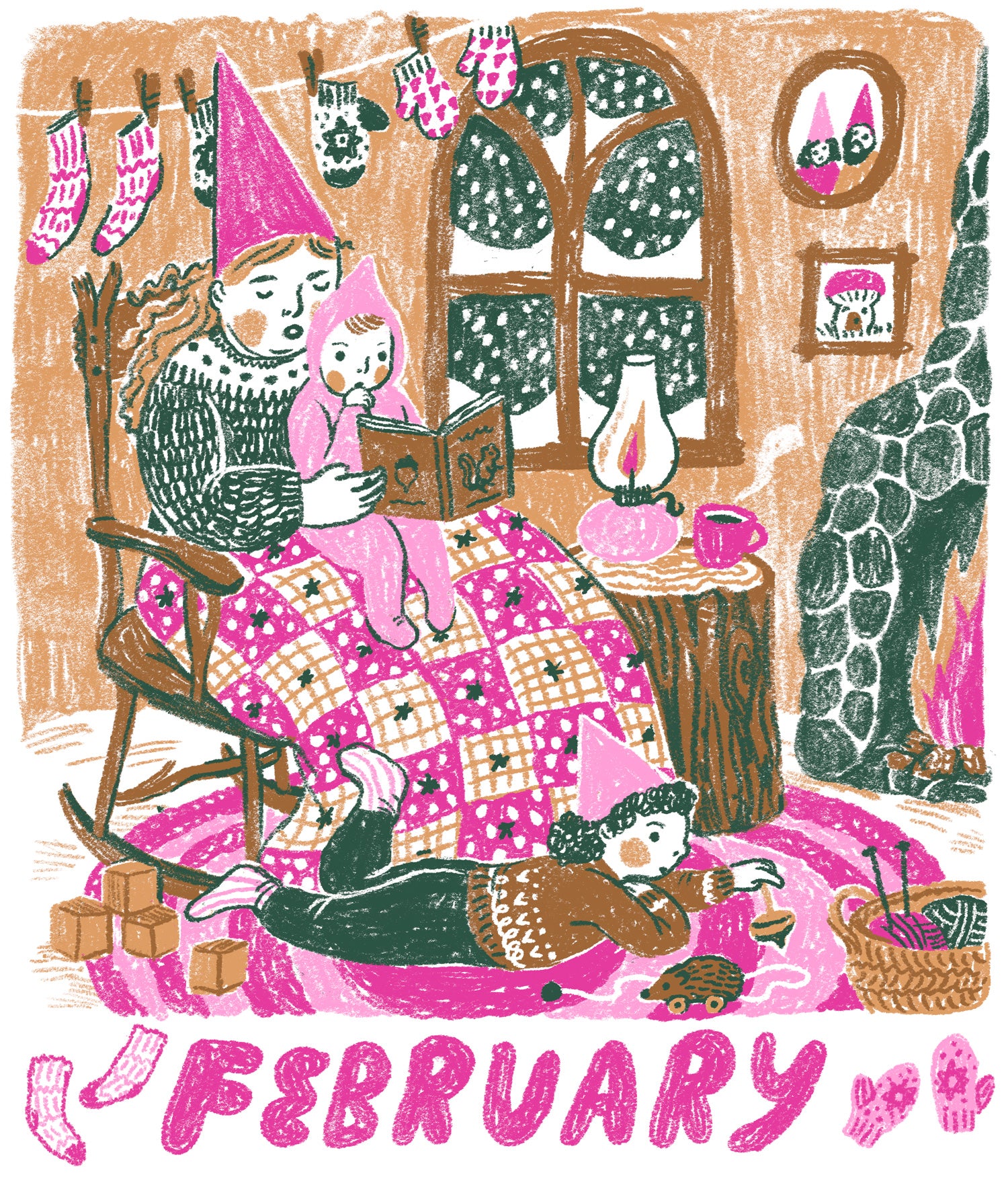 2026 Gnomes Wall Calendar