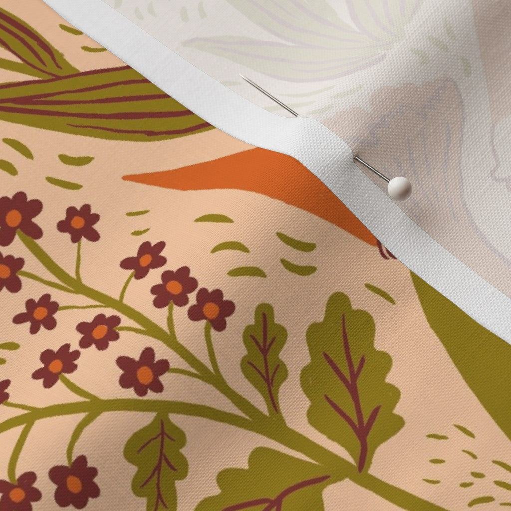 Gnomes Almond Fabric