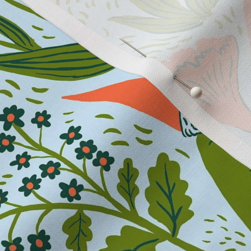 Gnomes Mist Fabric