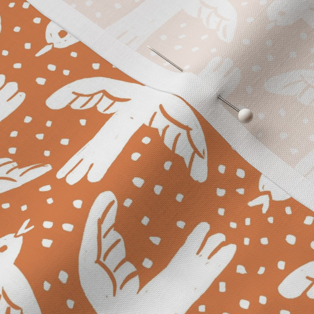 Birdie White/Clay Fabric