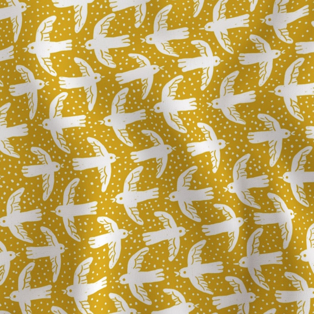 Birdie Saffron Fabric