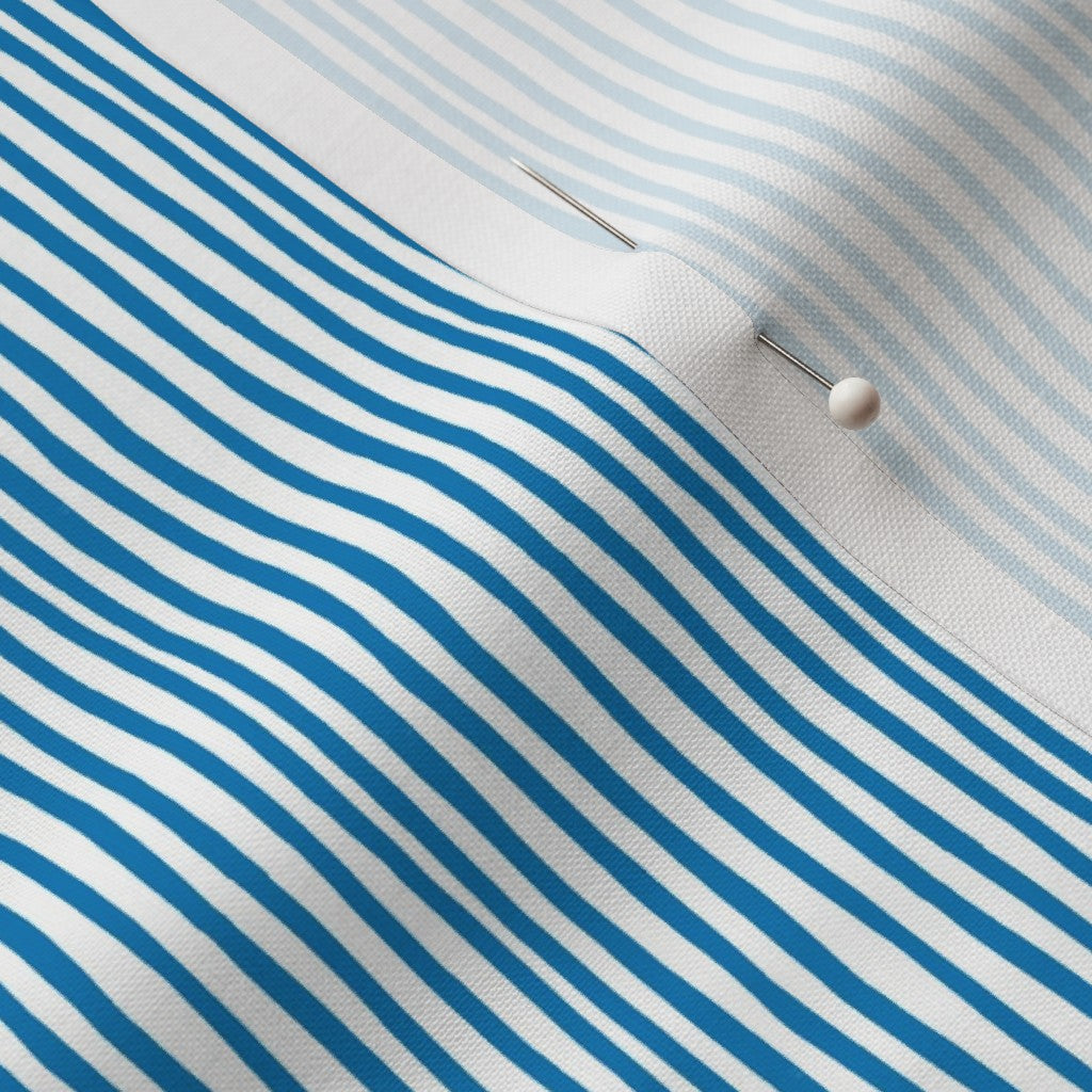 Birdie Stripe Sky Fabric