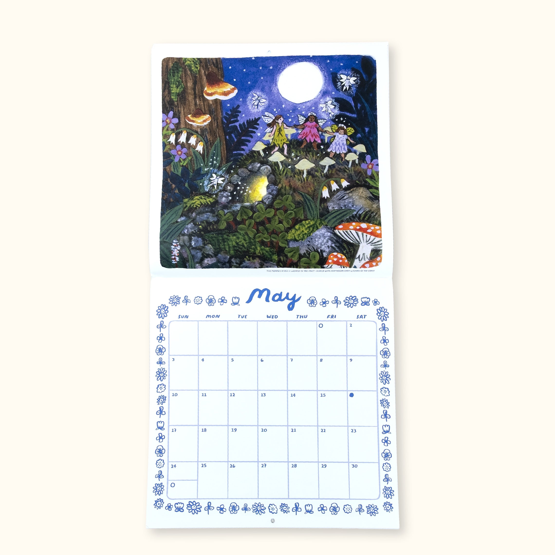 2026 Fairy Folk Wall Calendar