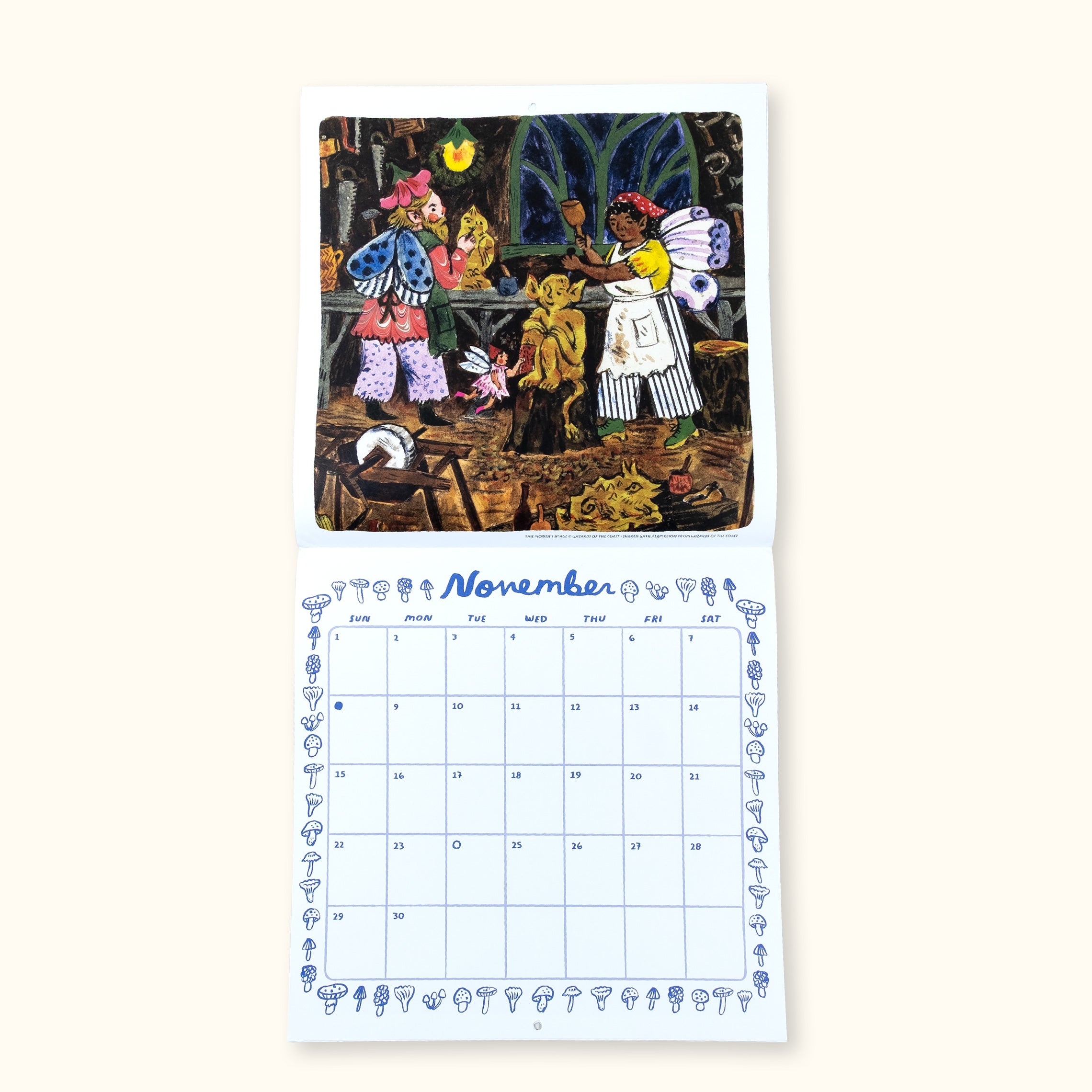 2026 Fairy Folk Wall Calendar
