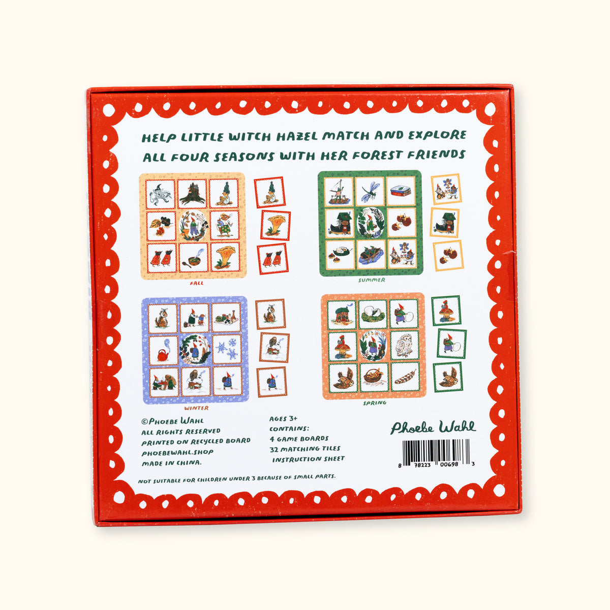 Little Witch Hazel Bingo Matching Card Game