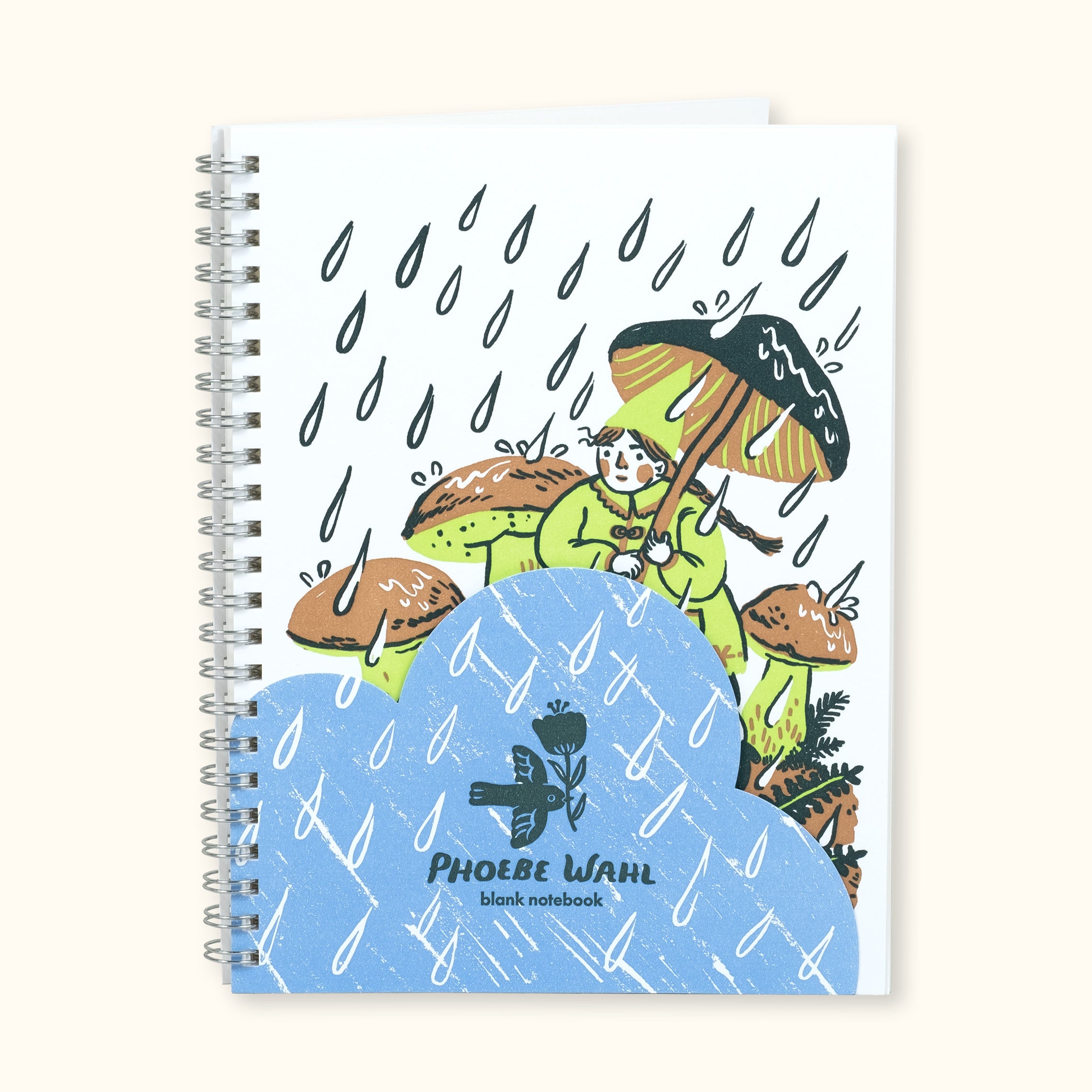 Rain Walk Spiral Bound Notebook