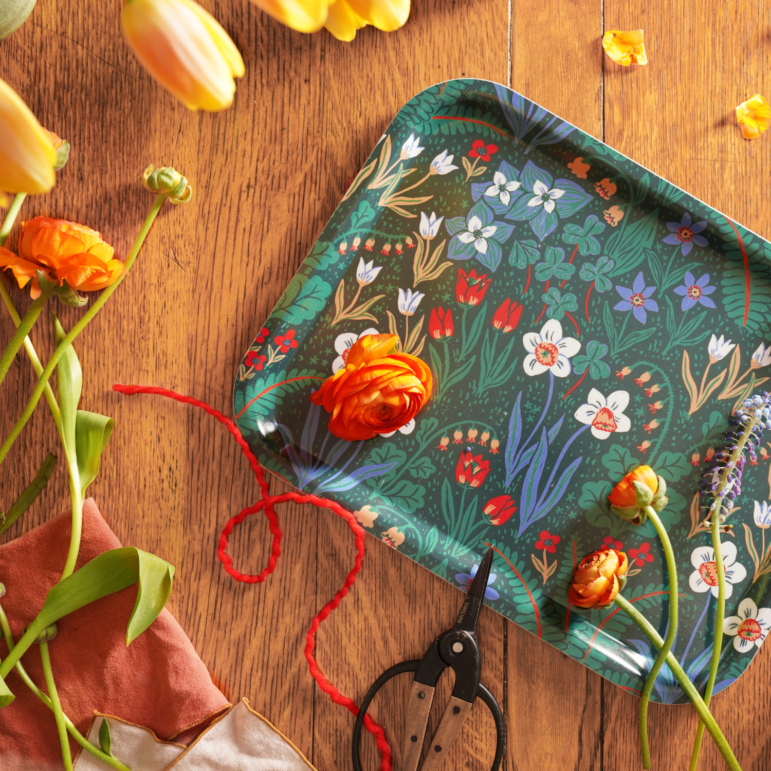 Little Witch Hazel Floral Tray