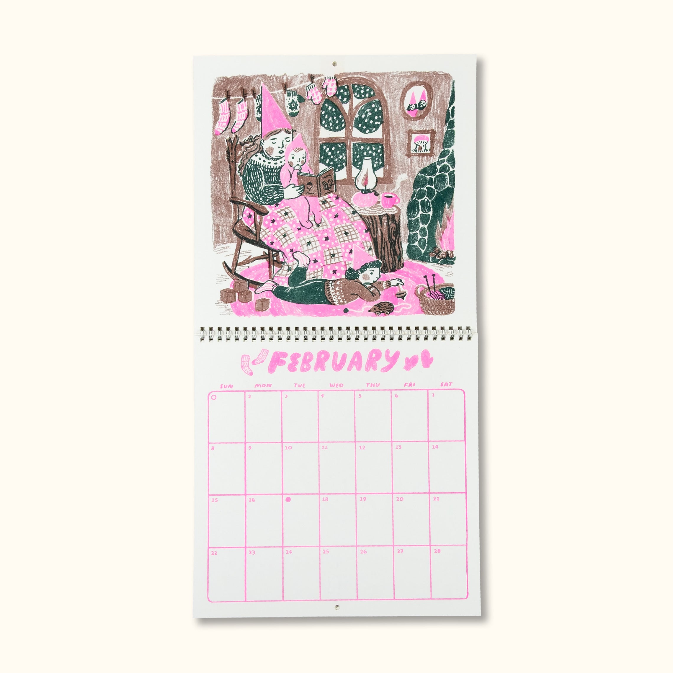 2026 Gnomes Wall Calendar