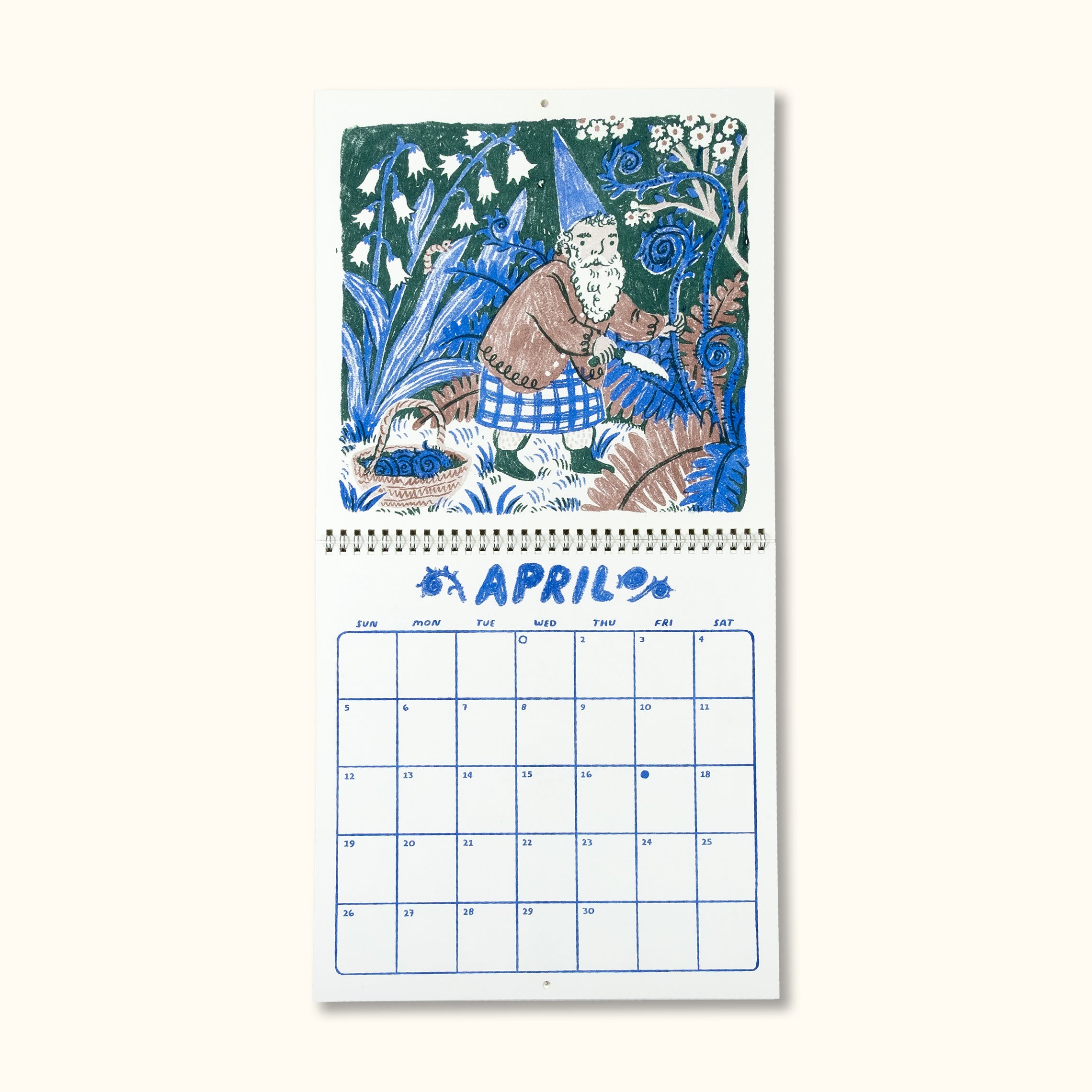 2026 Gnomes Wall Calendar