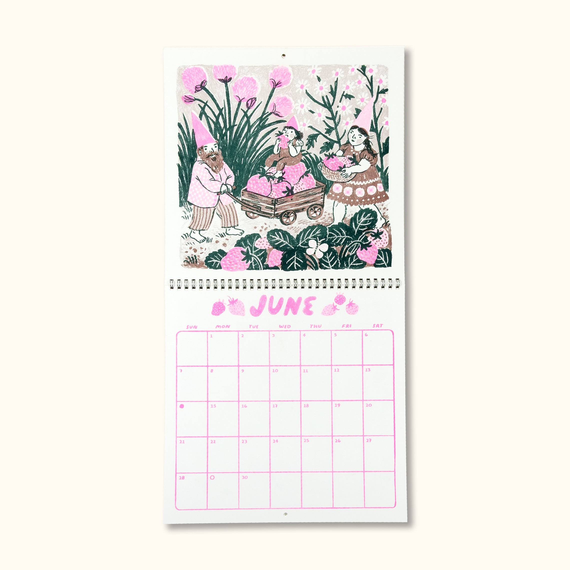2026 Gnomes Wall Calendar