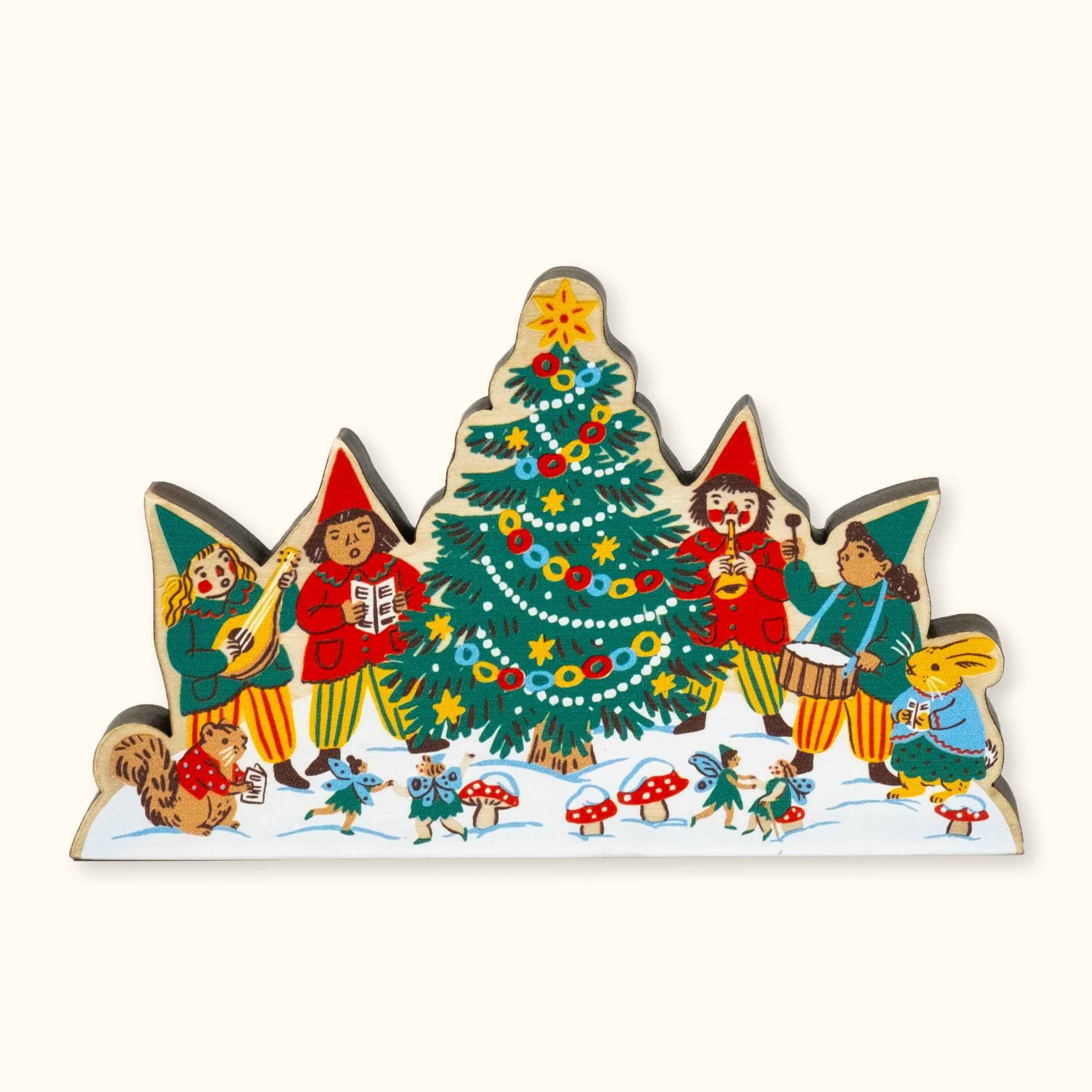 Christmas Village Wooden Block Set