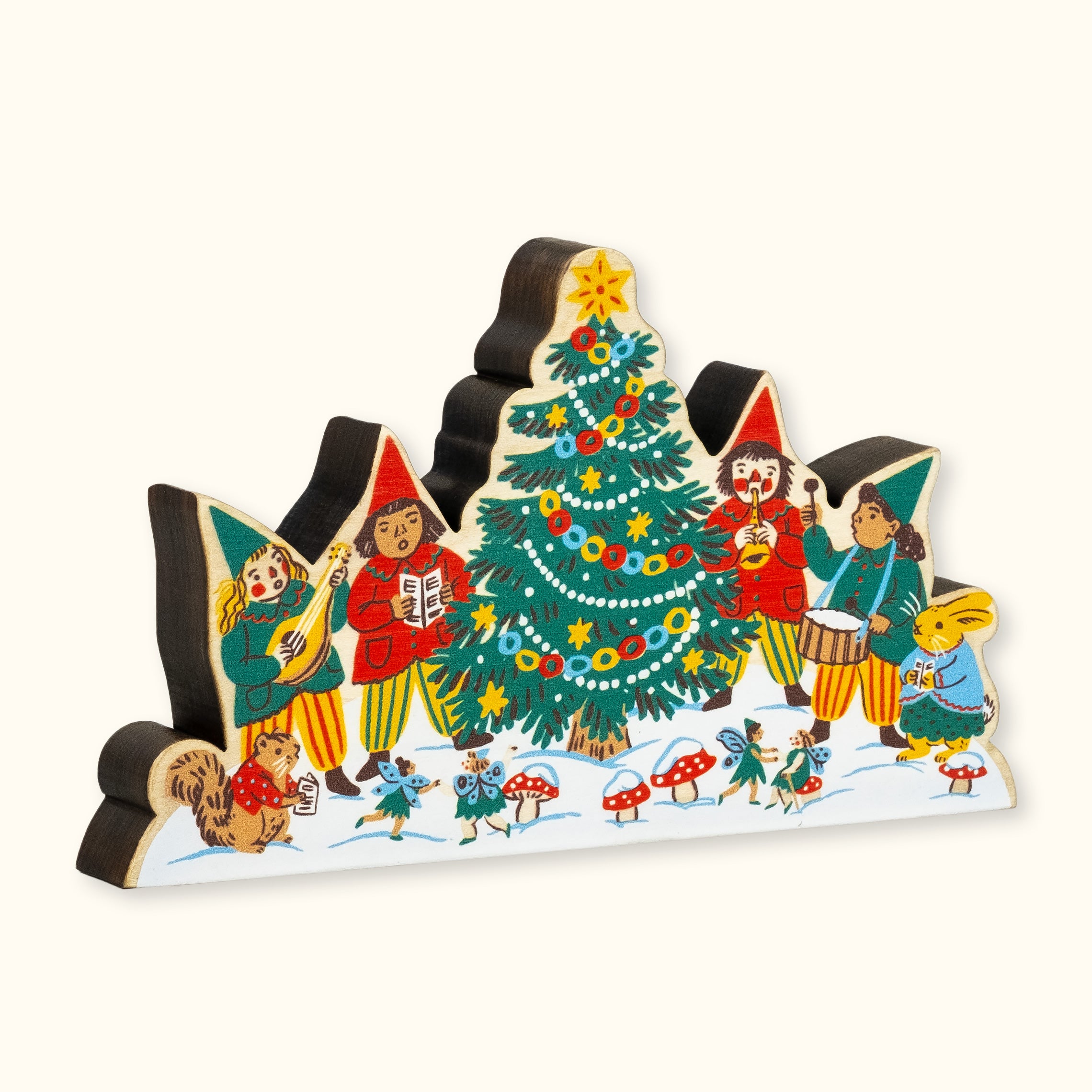 Christmas Village Wooden Block Set