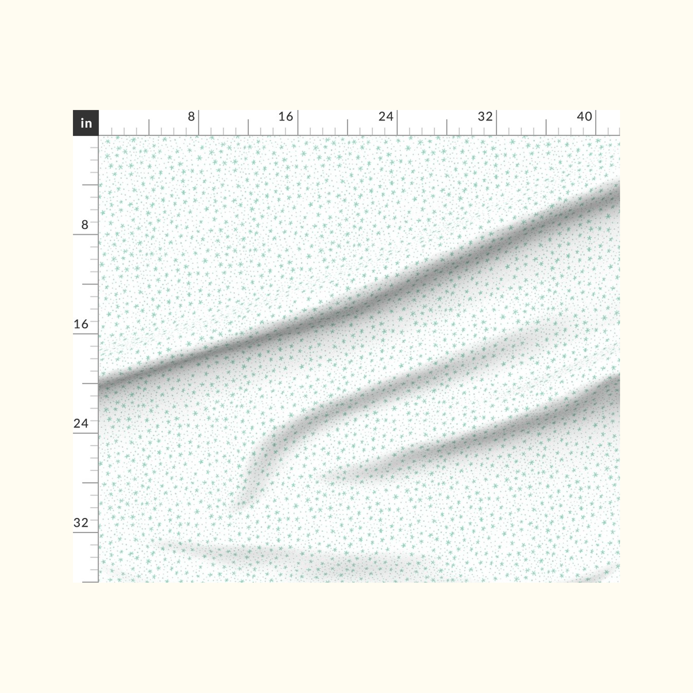 Dotty Star Robin Fabric