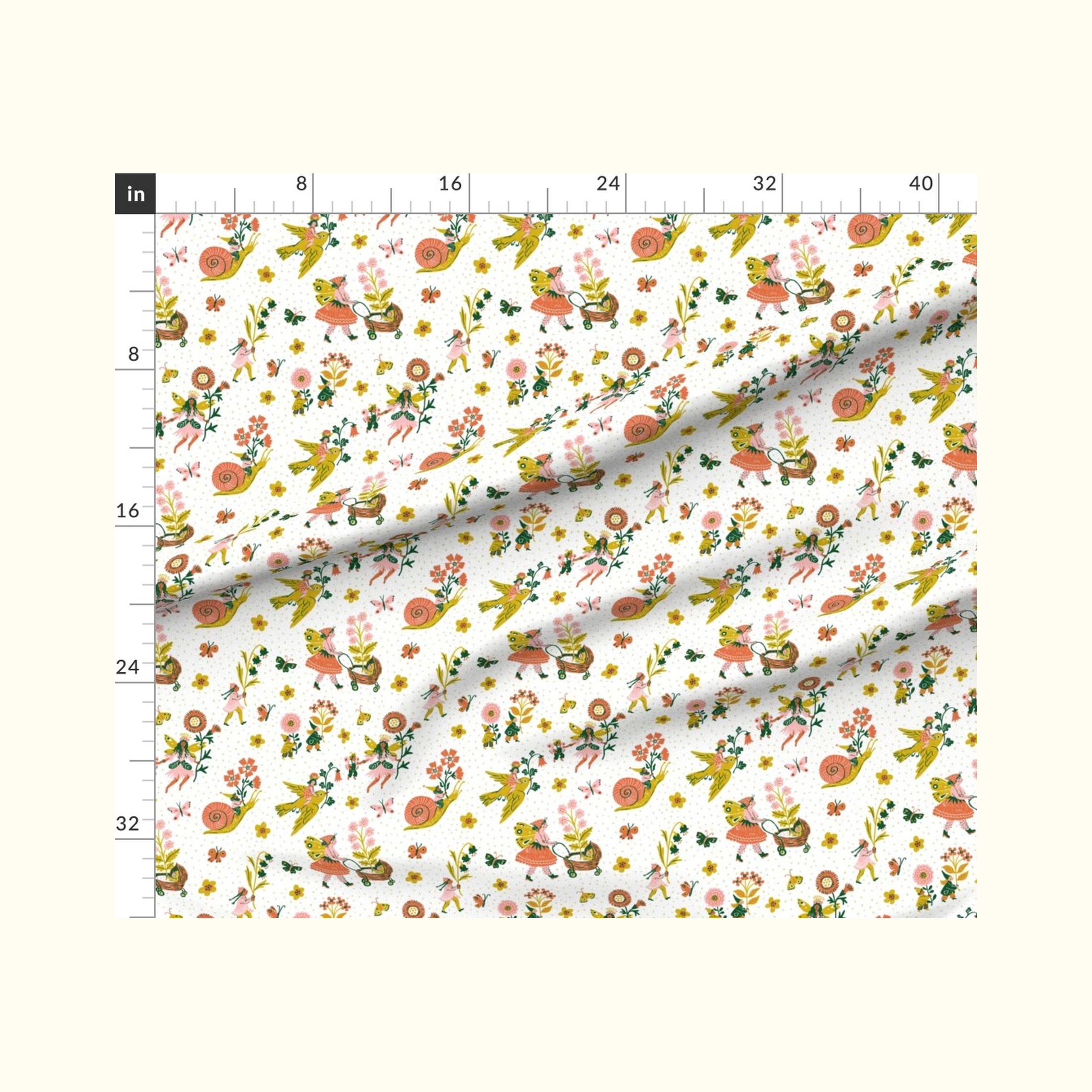 Fairy Parade Small Design Fabric