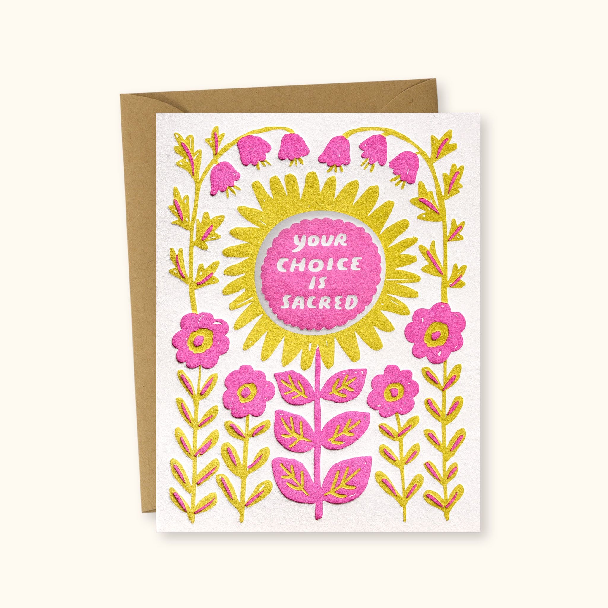 Sacred Choice Greeting Card