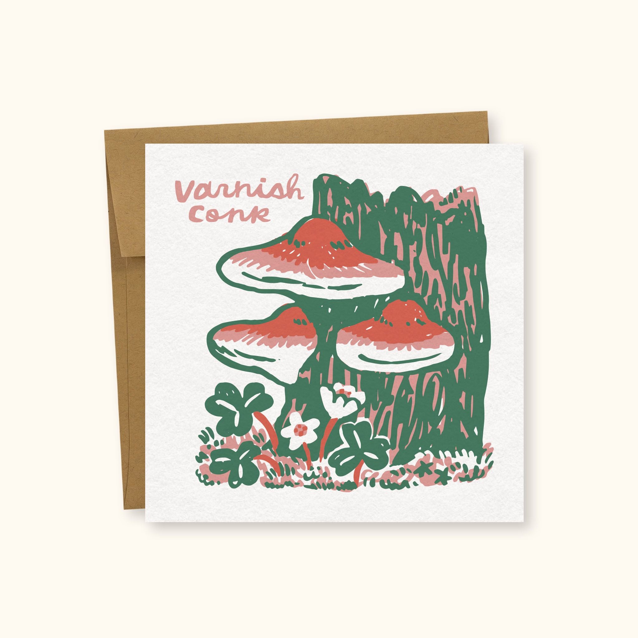 Varnish Conk Greeting Card