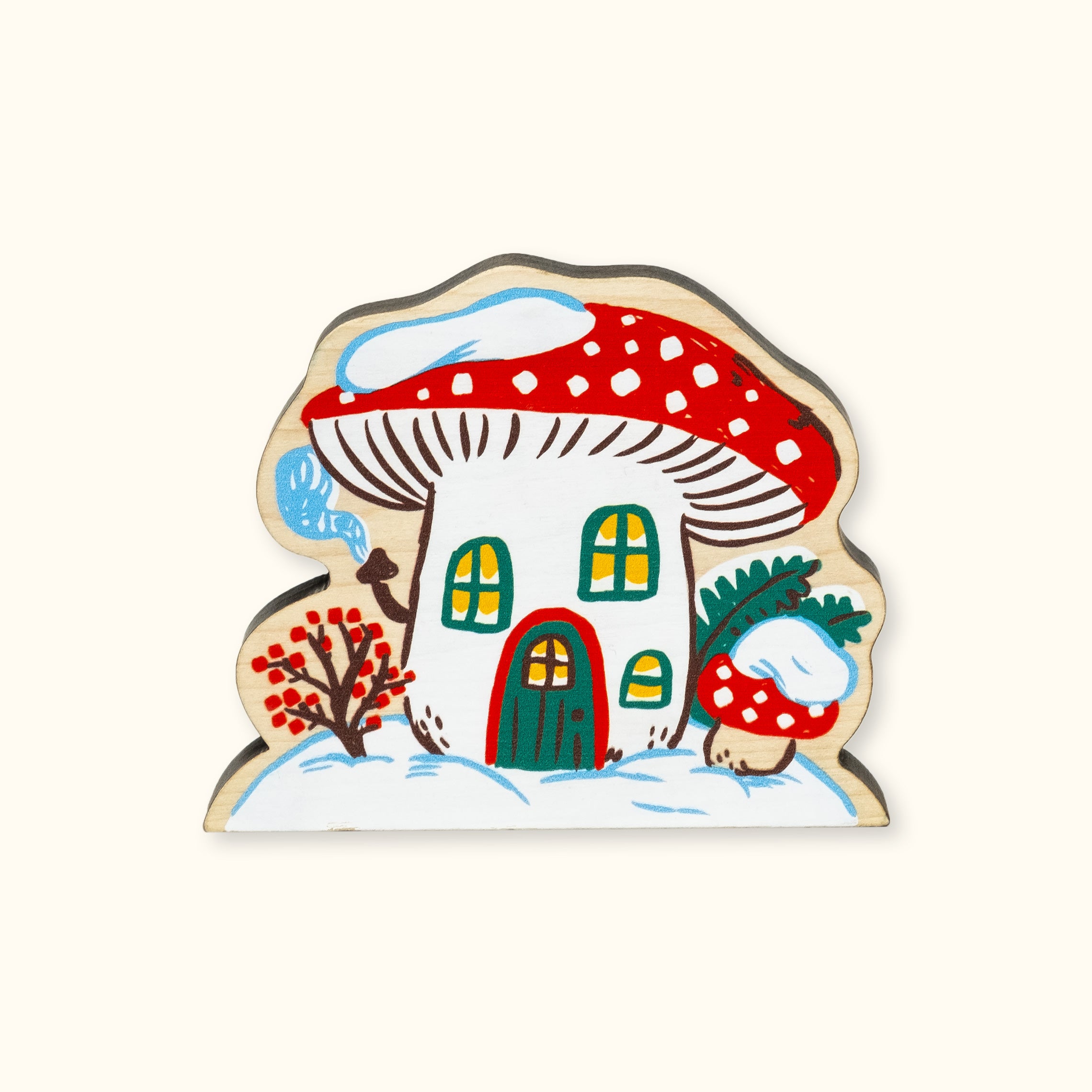 Christmas Village Wooden Block Set
