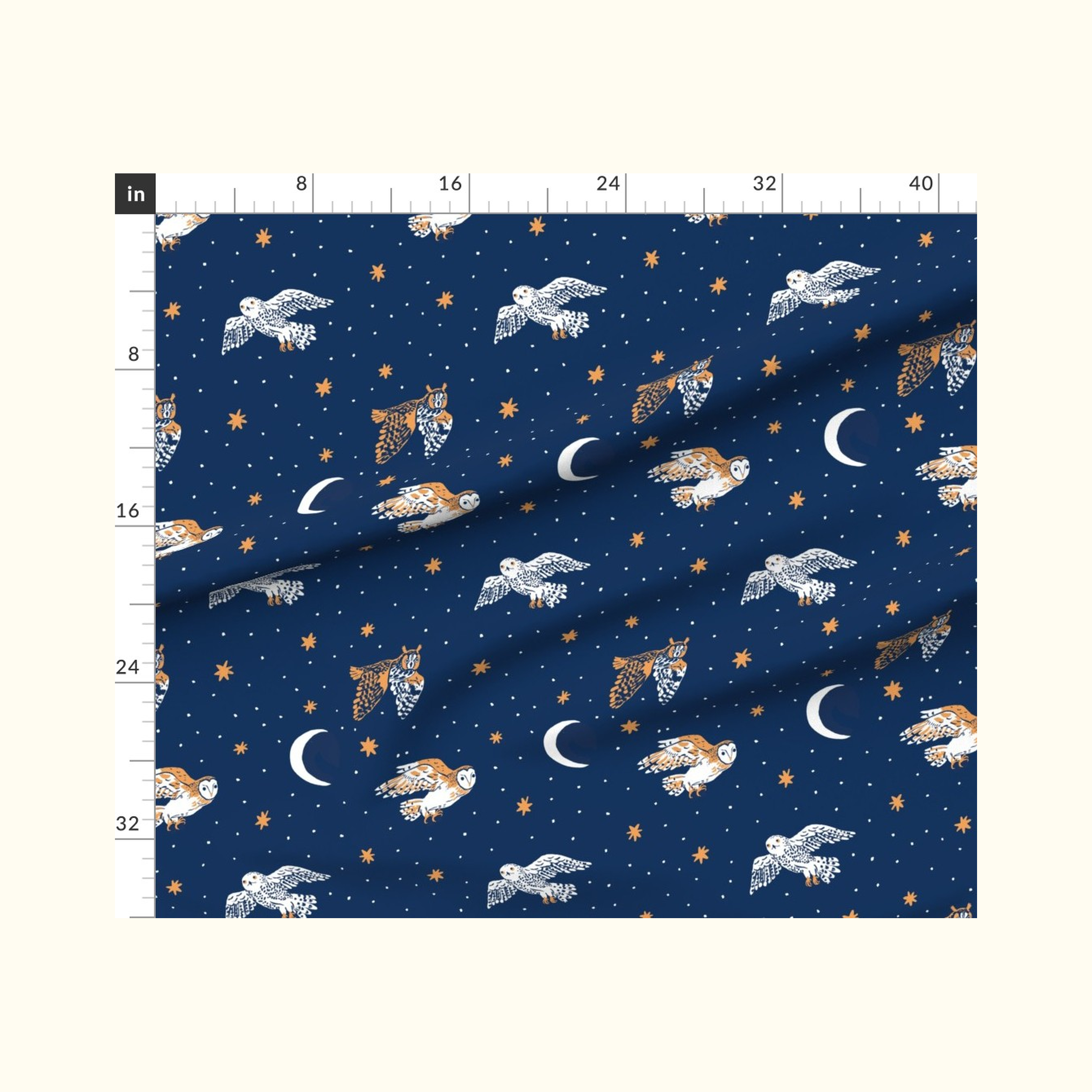 Night Owls Fabric