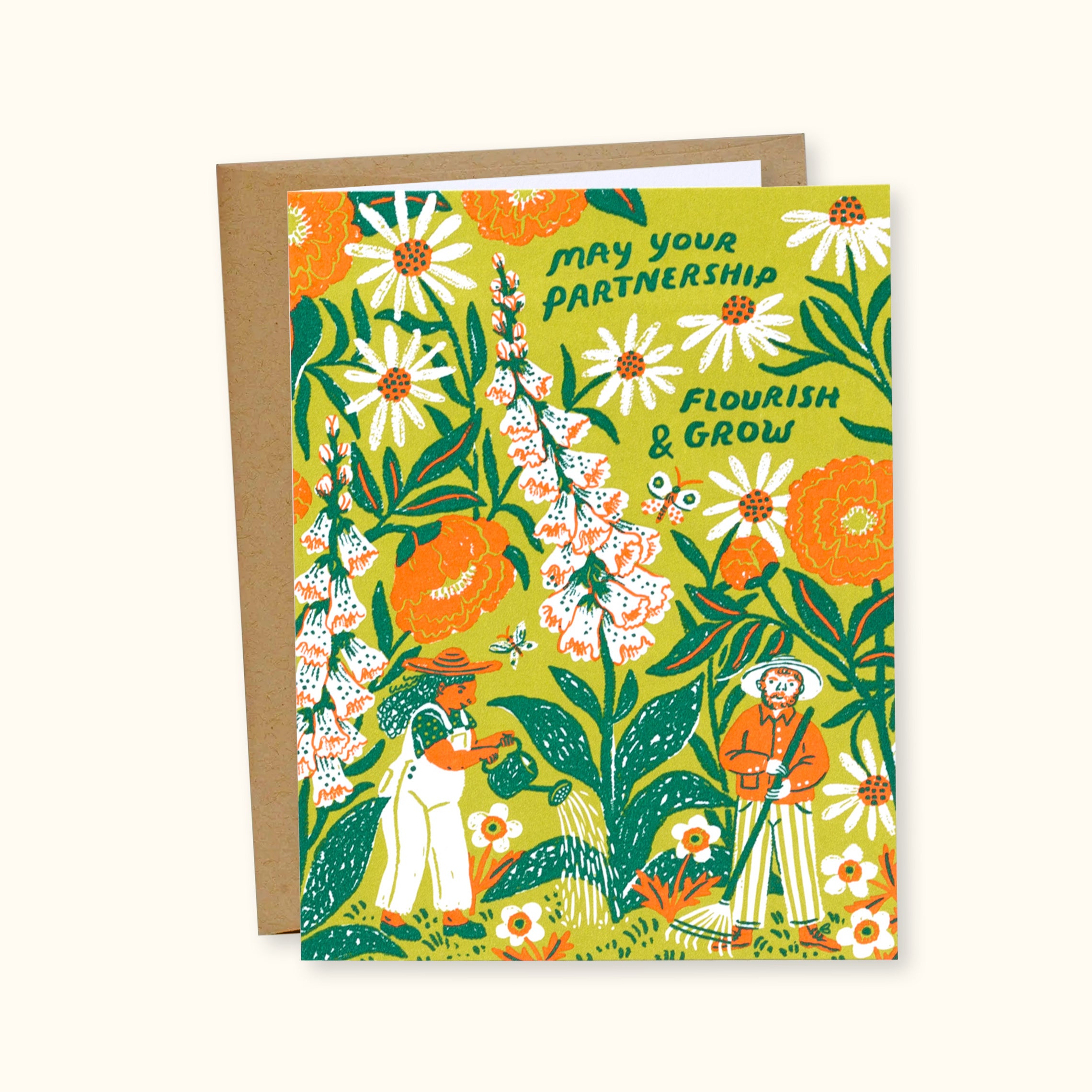 Flourishing Partnership Greeting Card