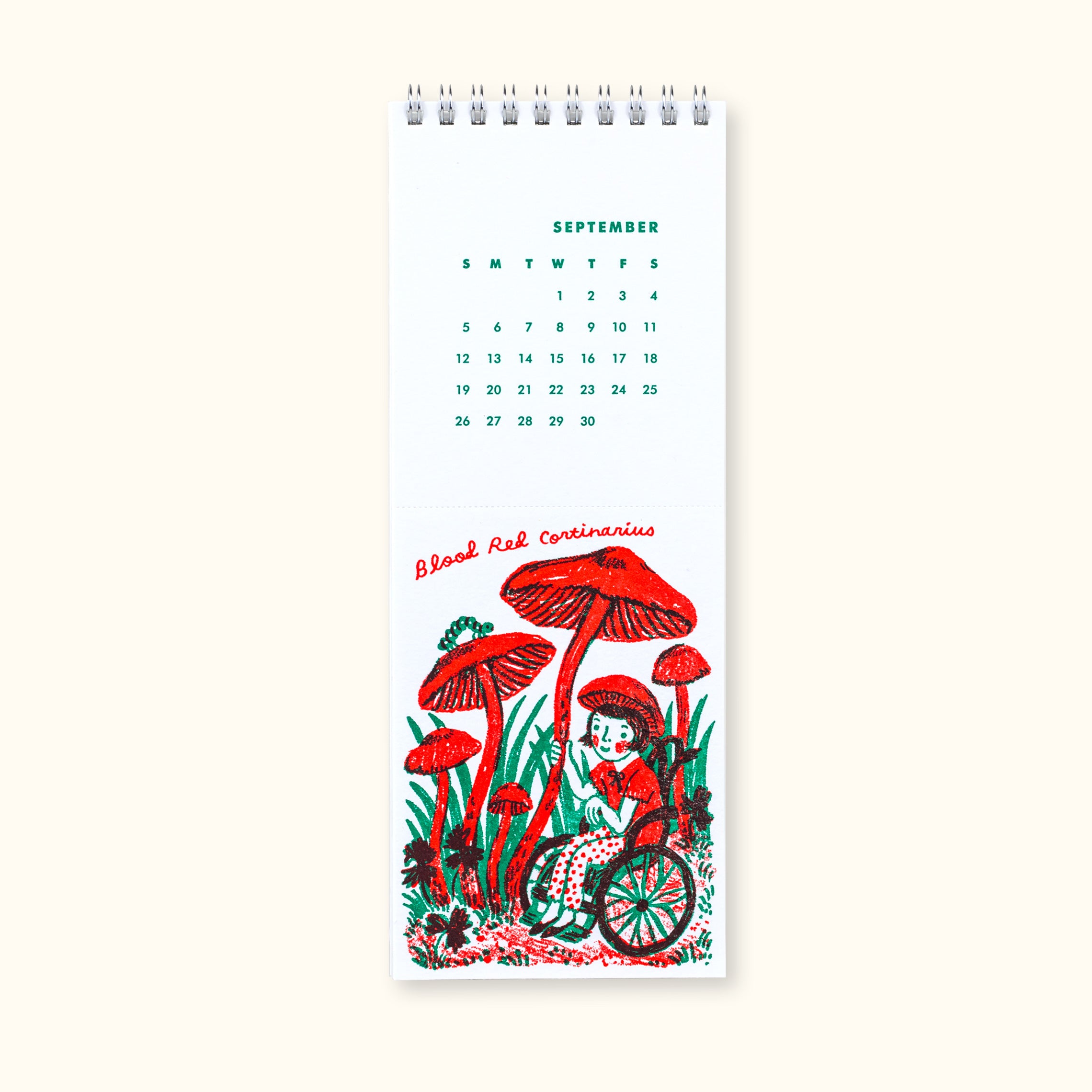 2027 Letterpress Postcard Calendar