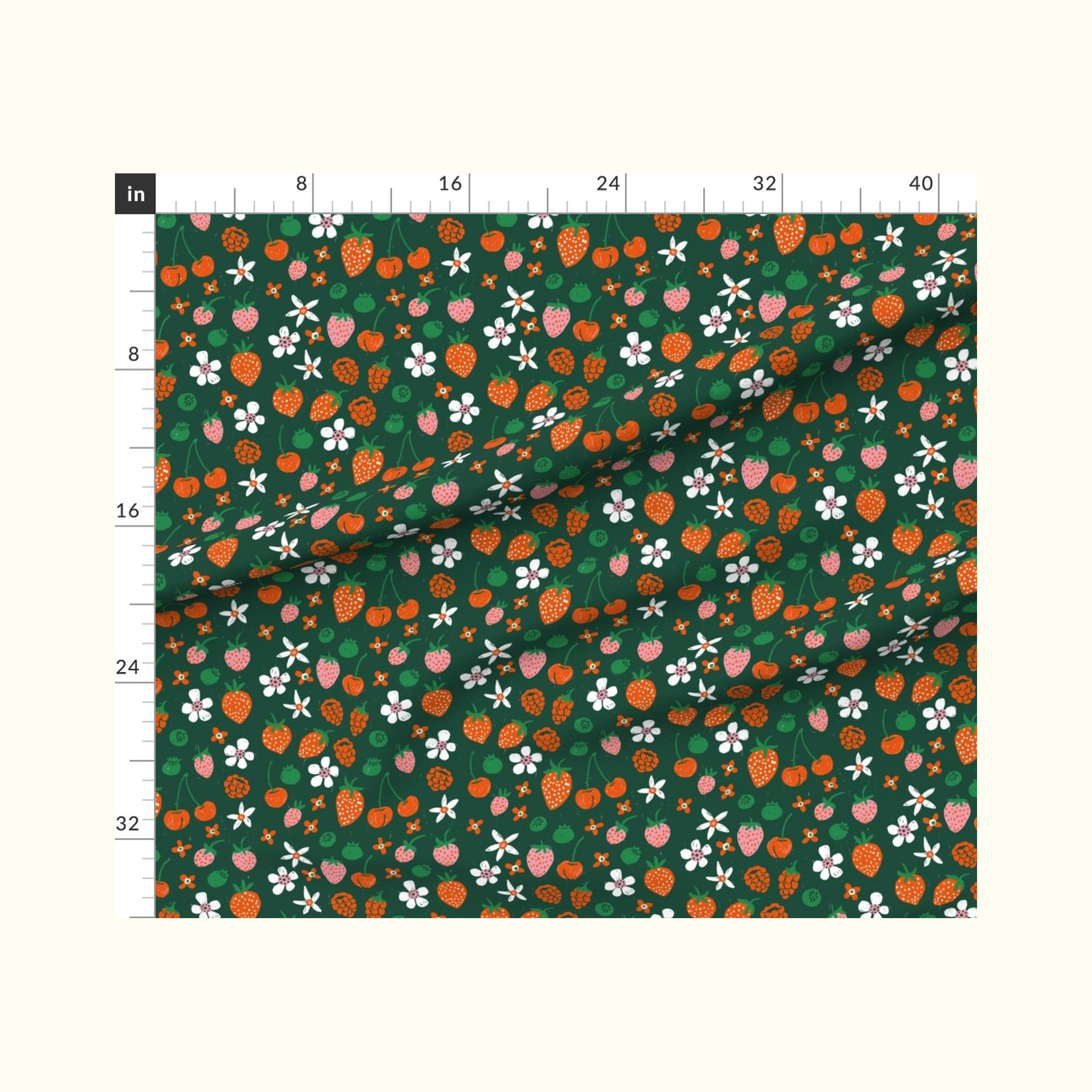 Shortcake Evergreen Fabric
