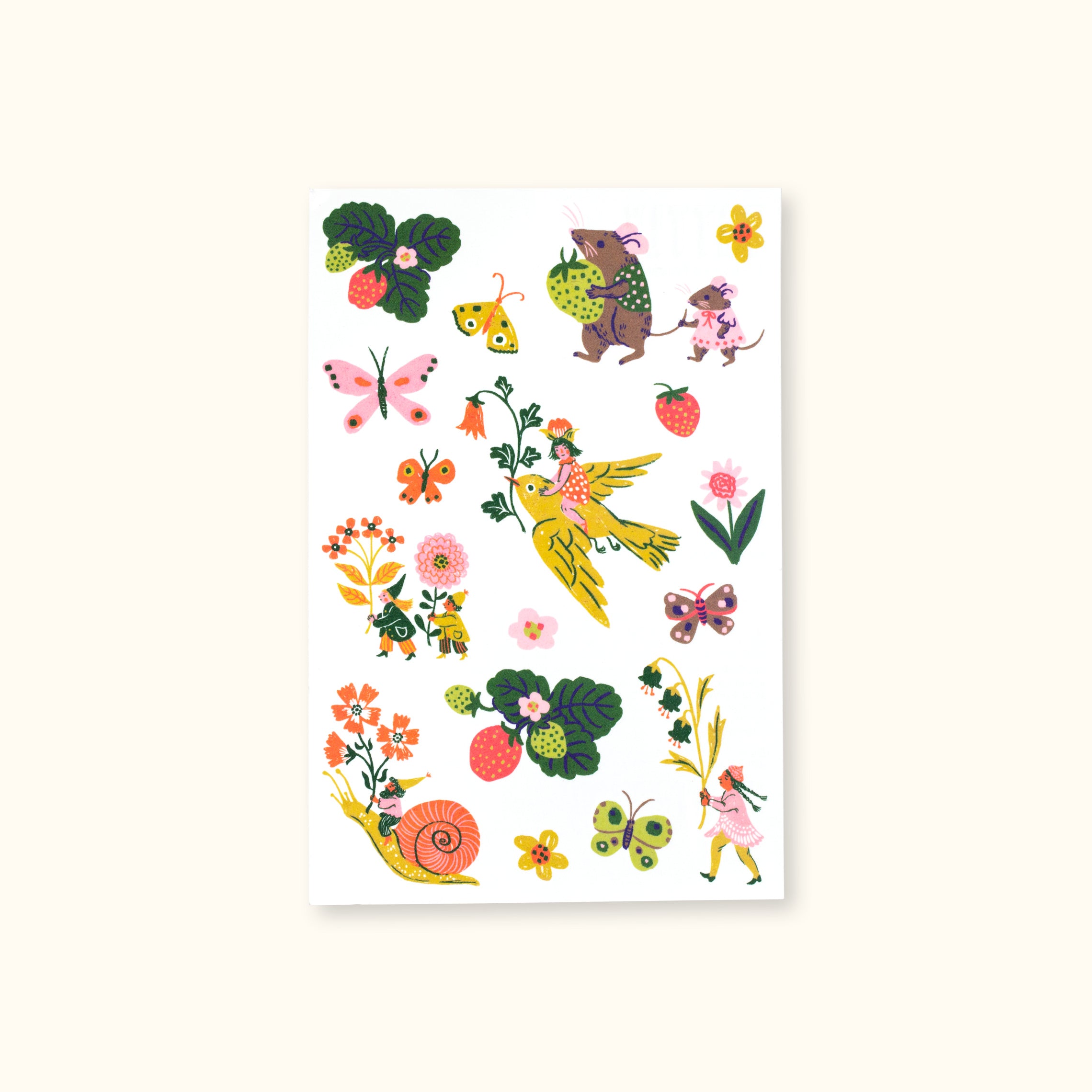Enchanted Forest Temporary Tattoo Sheet