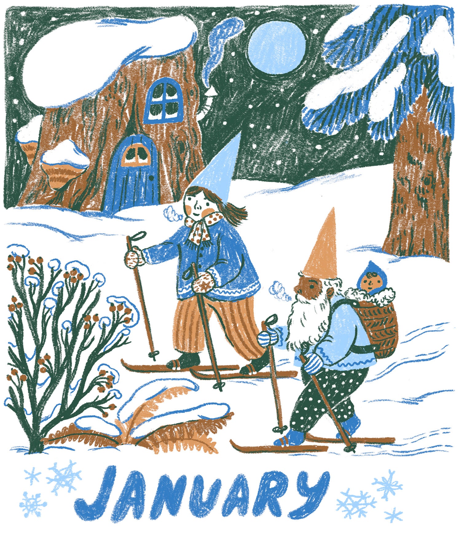 2026 Gnomes Wall Calendar