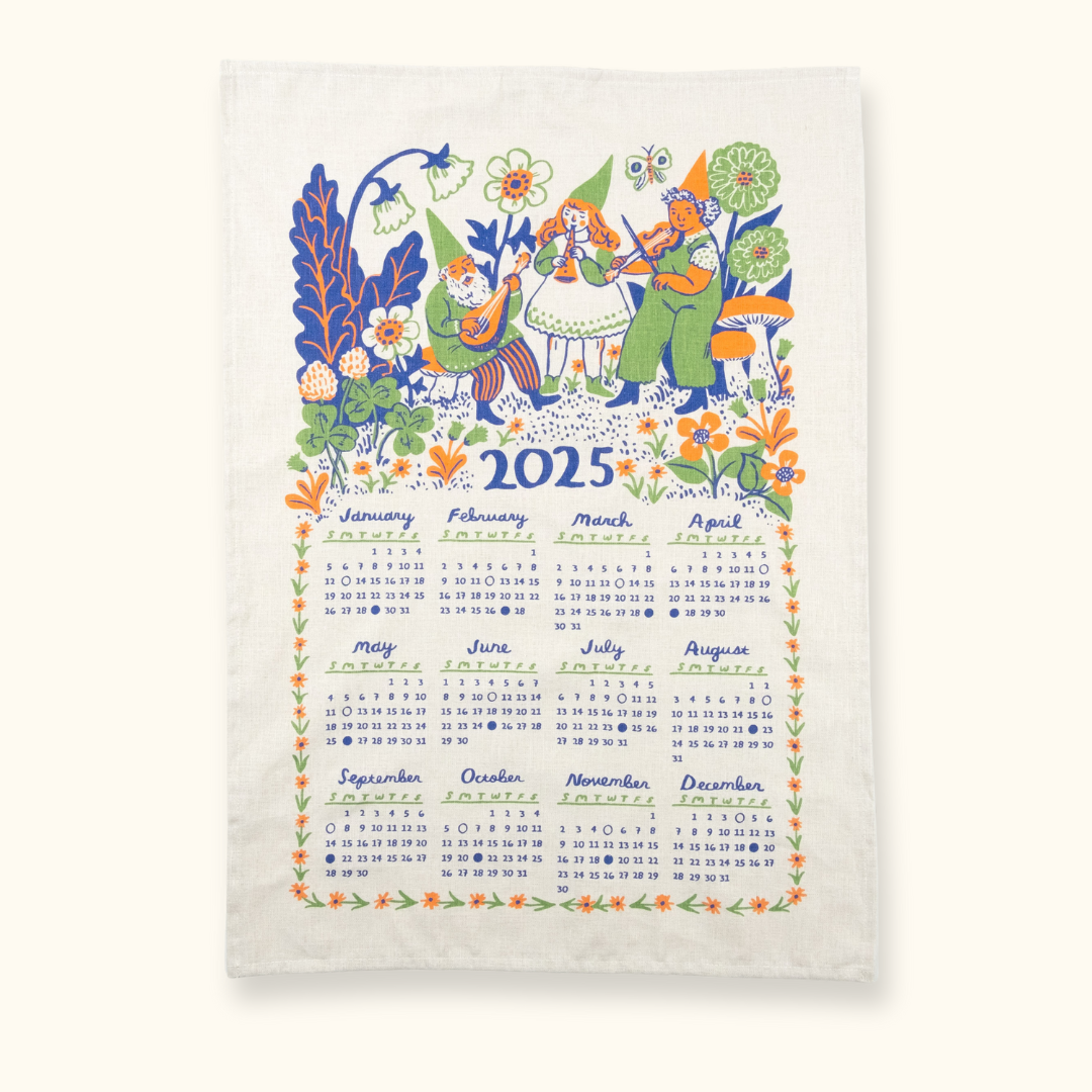 2025 Tea Towel Calendar