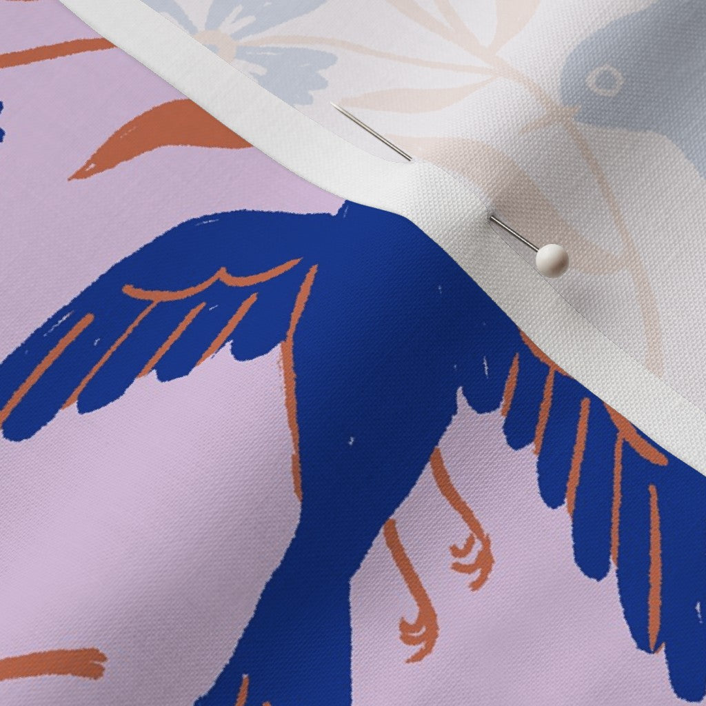 Birds Berry Fabric