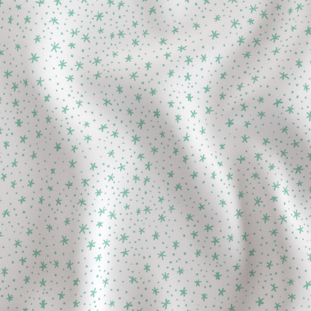 Dotty Star Robin Fabric