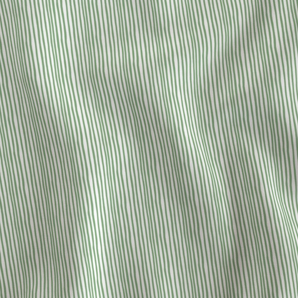 Birdie Stripe Mint/White Fabric