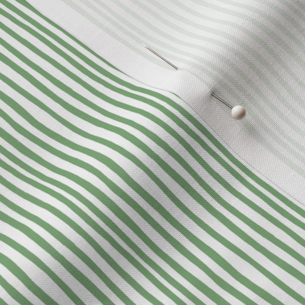 Birdie Stripe Mint/White Fabric