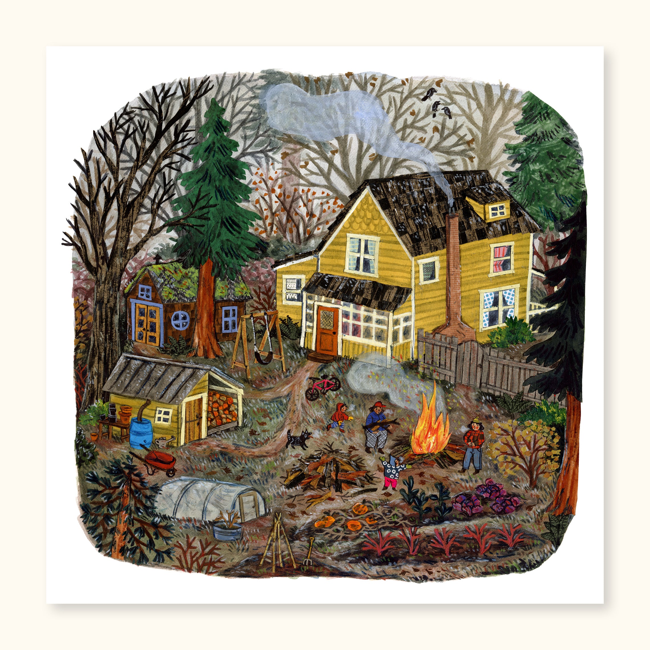 Bonfire Print