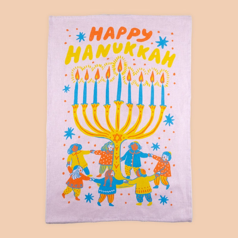 Hanukkah Tea Towel
