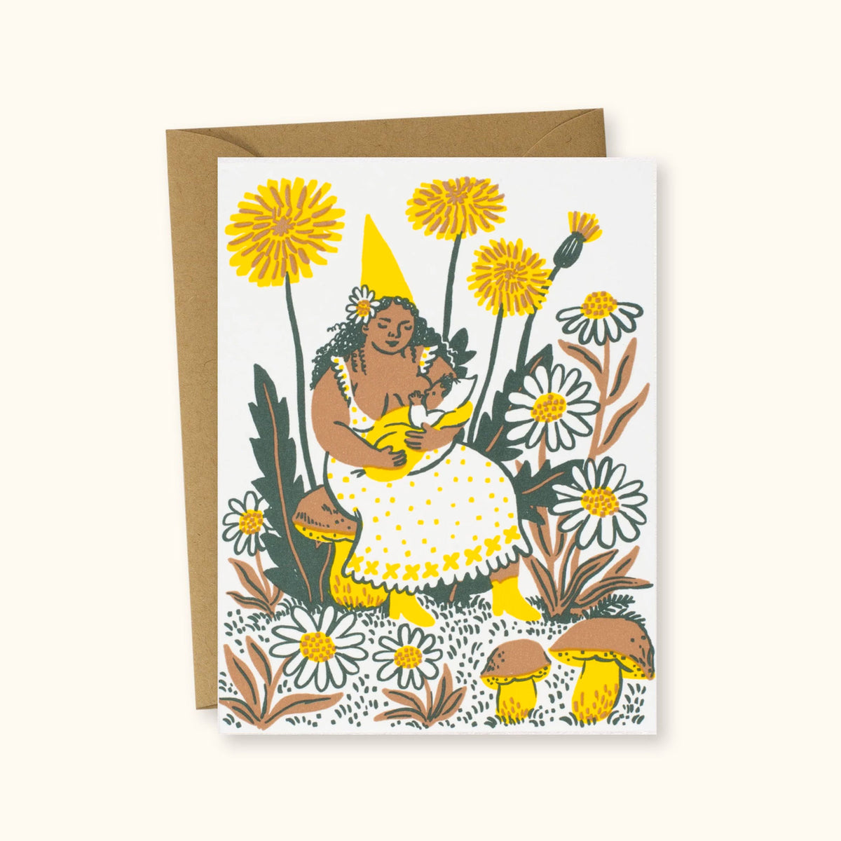 Nursing Gnome Greeting Card