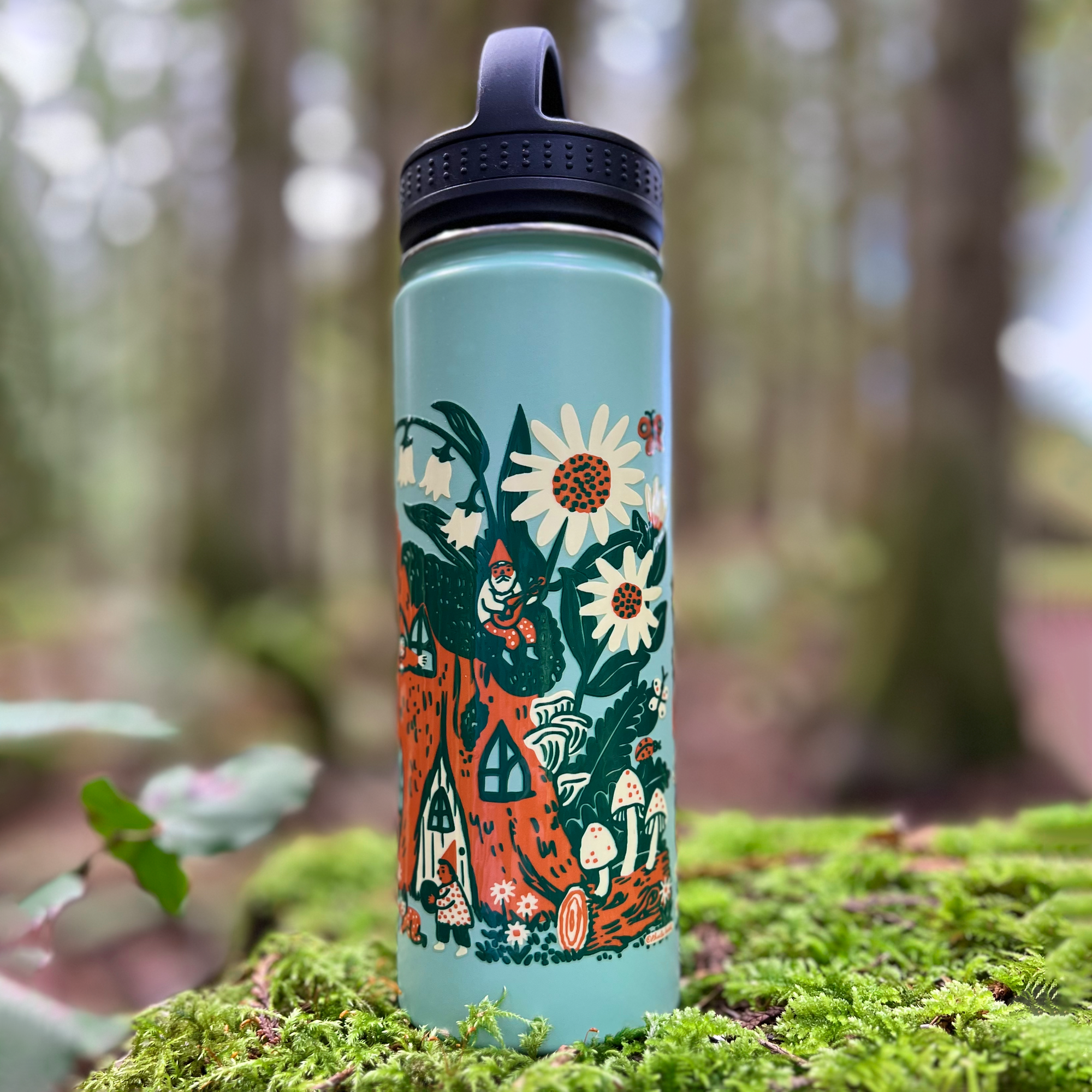 Blossom Village 20oz Water Bottle