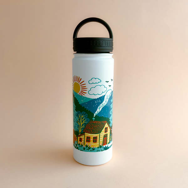 Mini Blossom Village 12oz Water Bottle – Phoebe Wahl & Co.