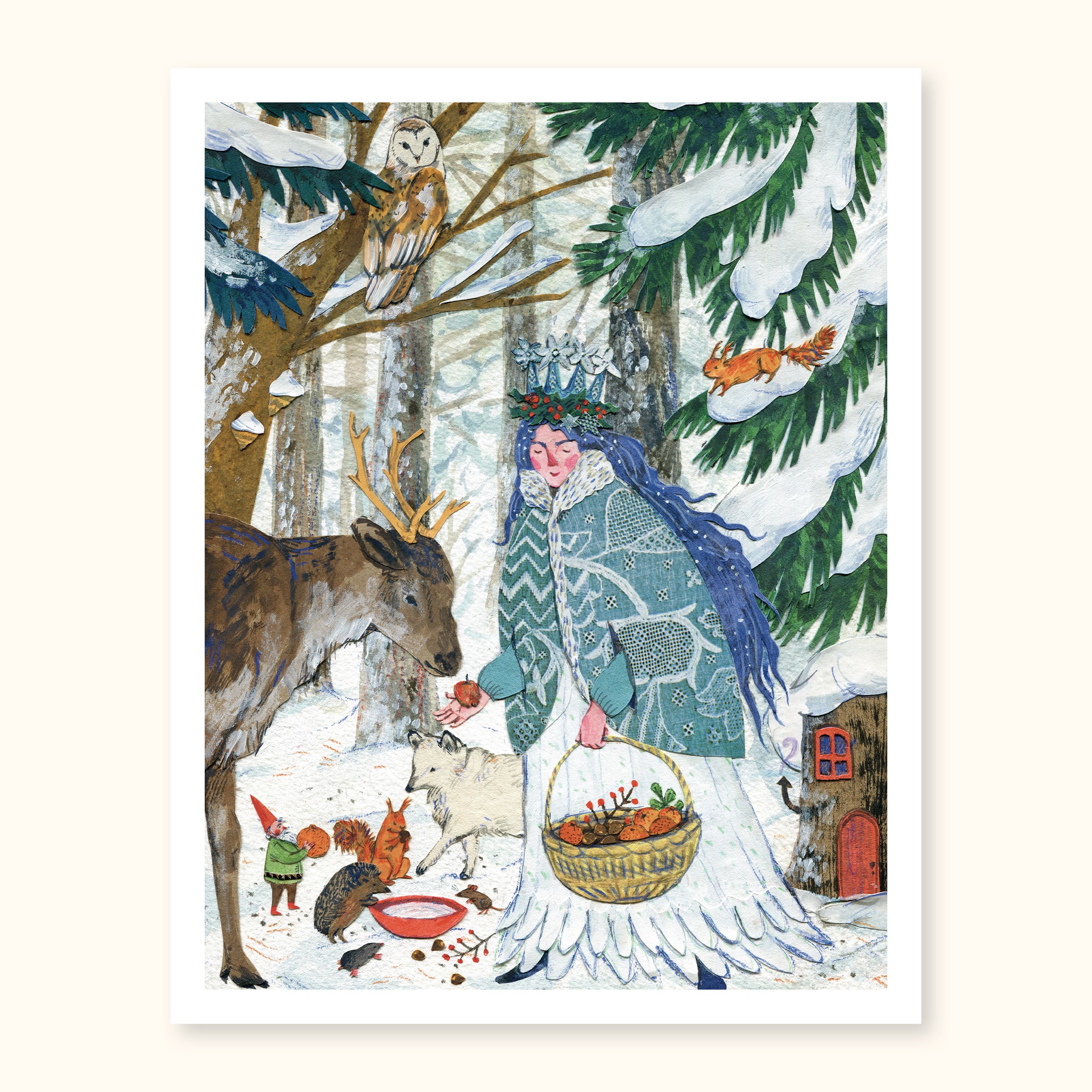 Lady Winter 1 Print