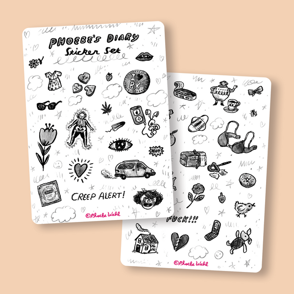 Phoebe's Diary Sticker Set