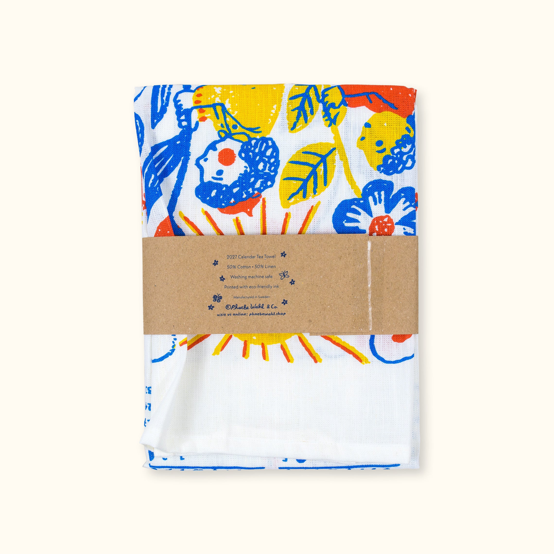 2027 Tea Towel Calendar