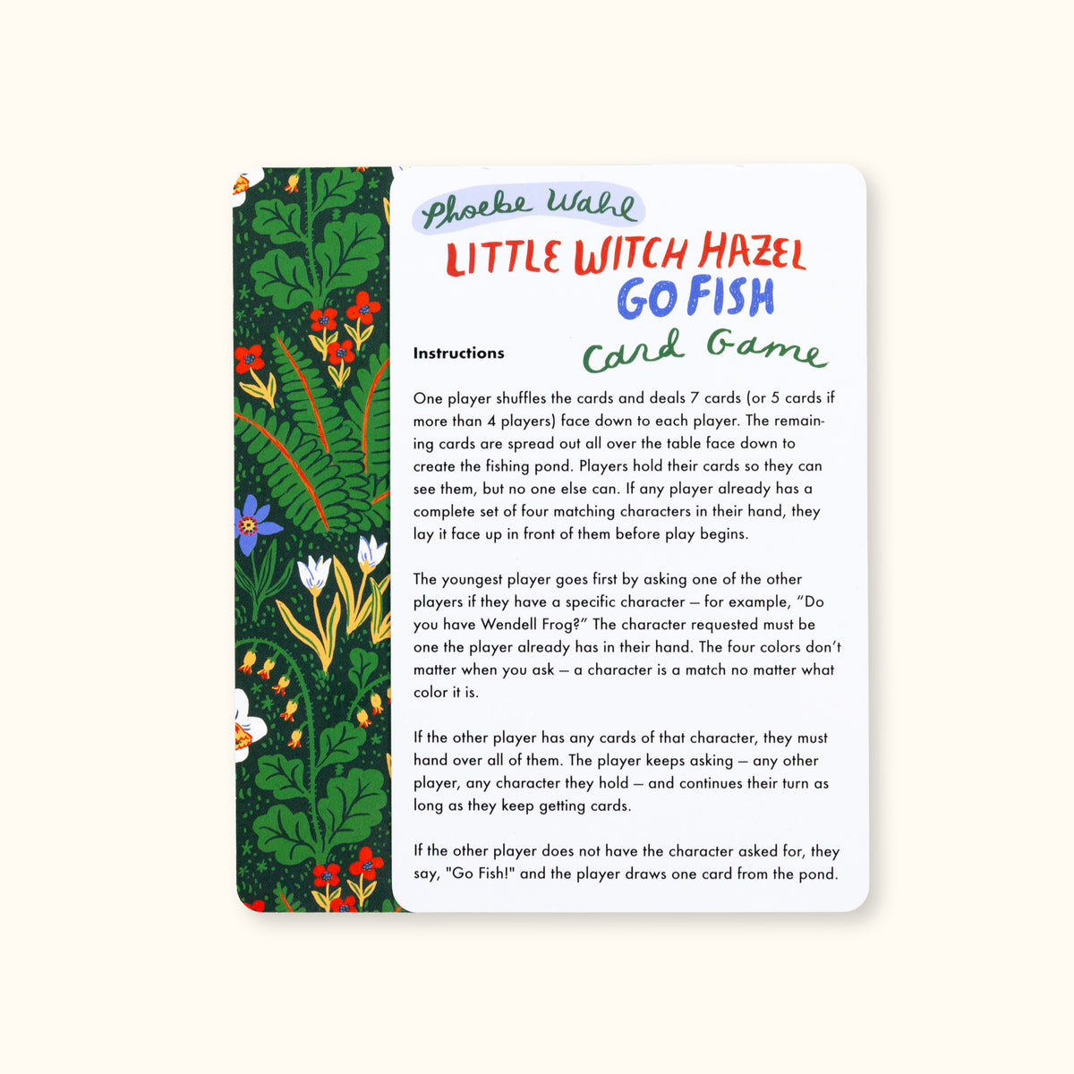 Little Witch Hazel Go Fish Card Game