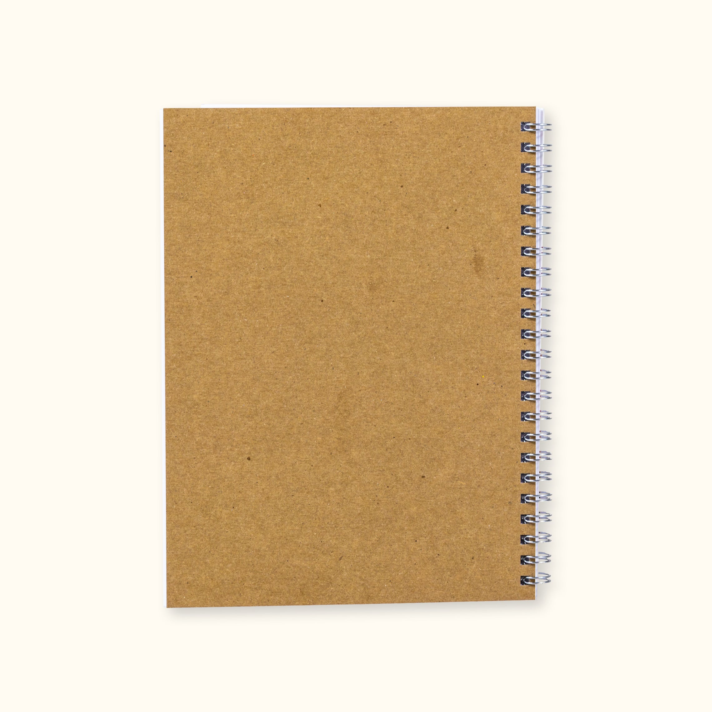 Muted Pink Folk Quilt Spiral Notebook