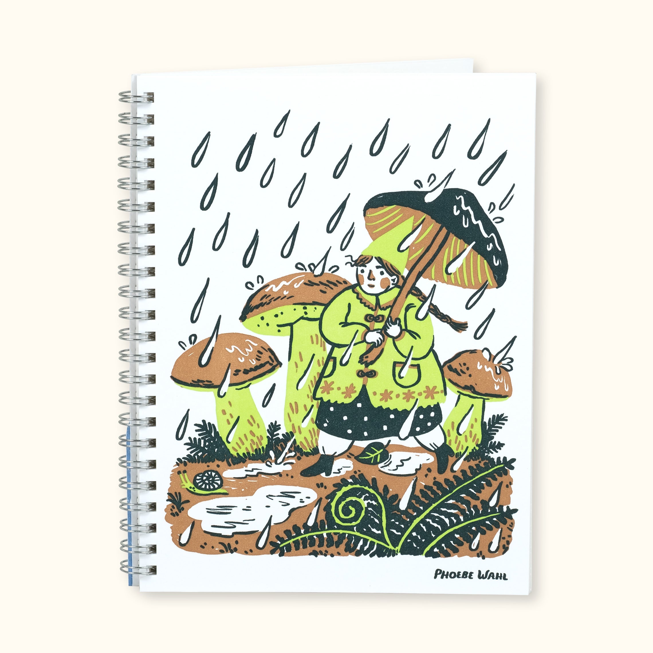 Rain Walk Spiral Bound Notebook