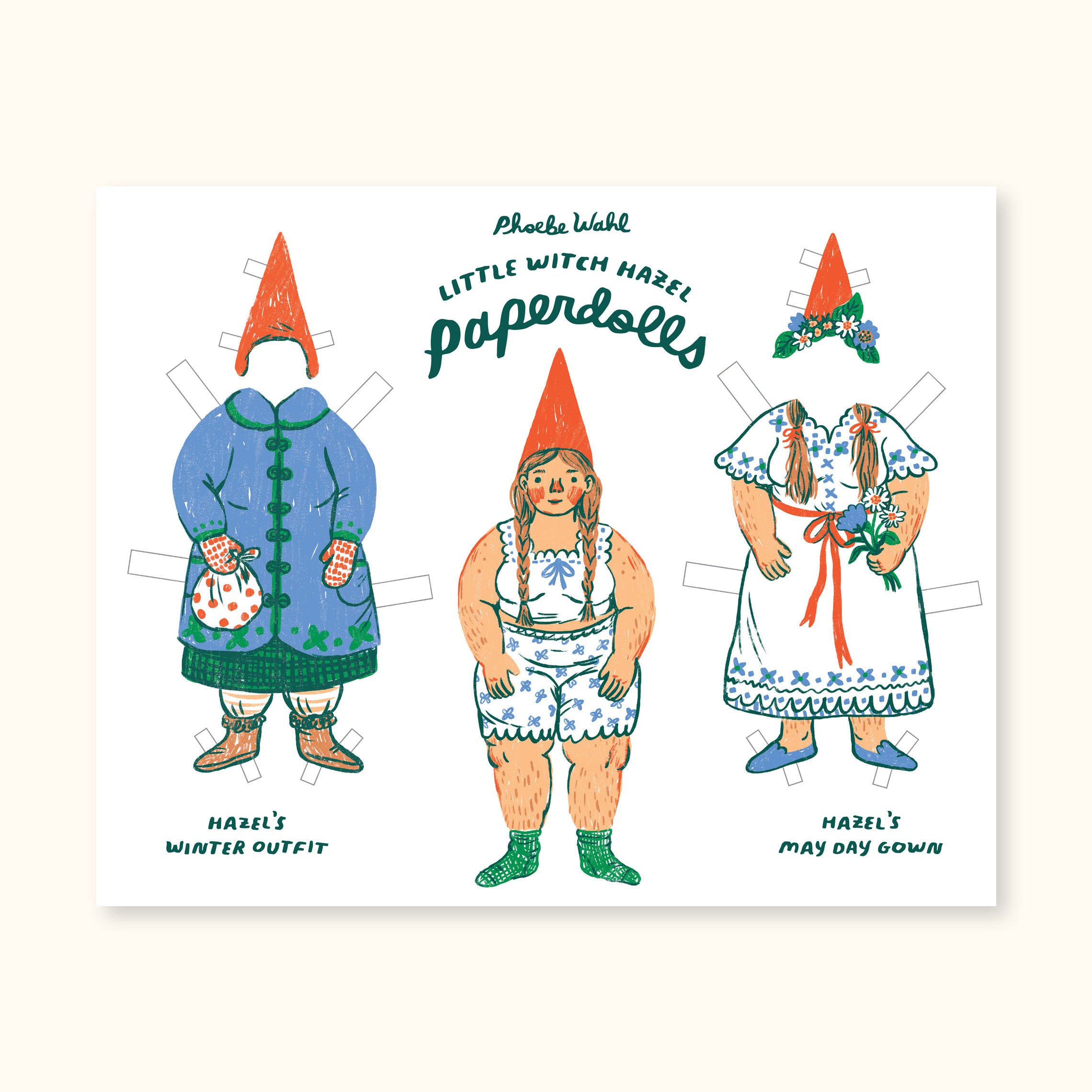 Little Witch Hazel Paperdolls Set