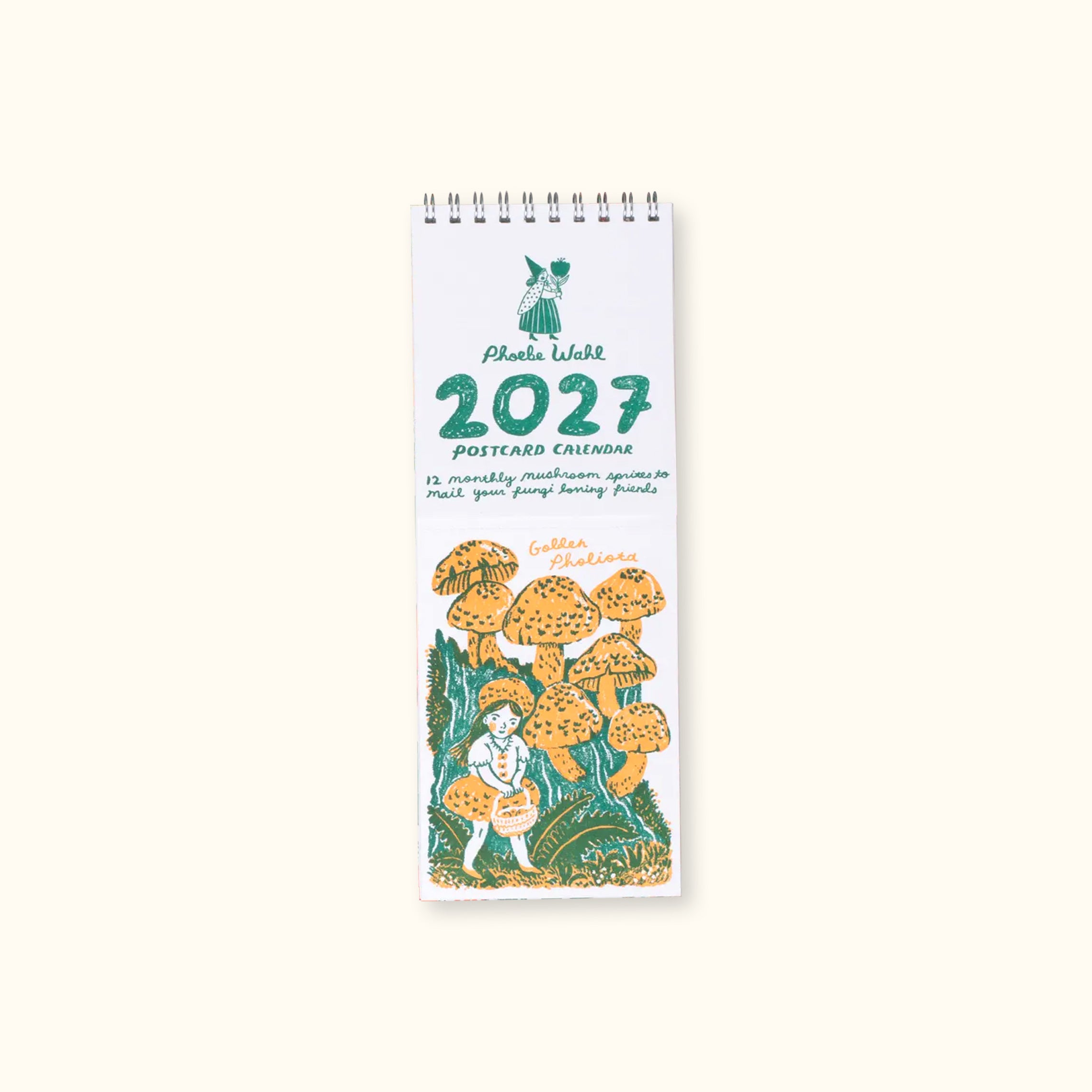 2027 Letterpress Postcard Calendar