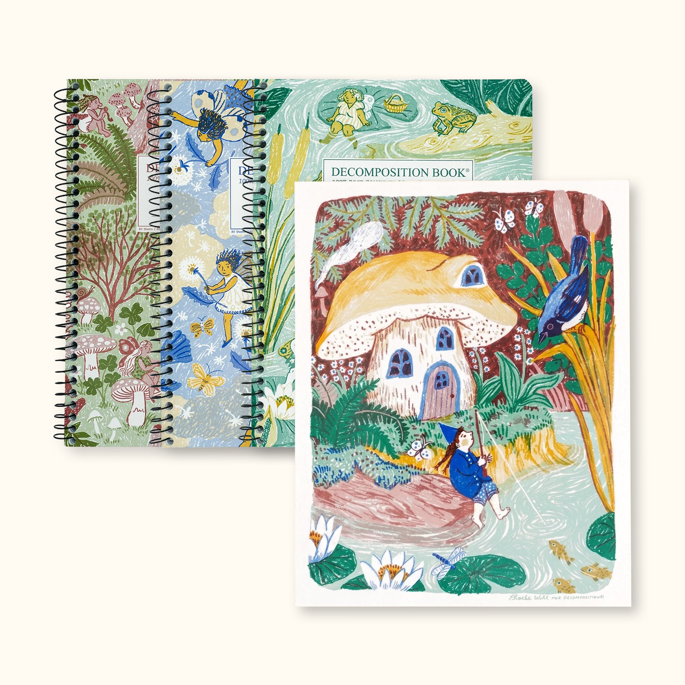 Decomposition Notebooks Full Set - With Limited Edition Print!