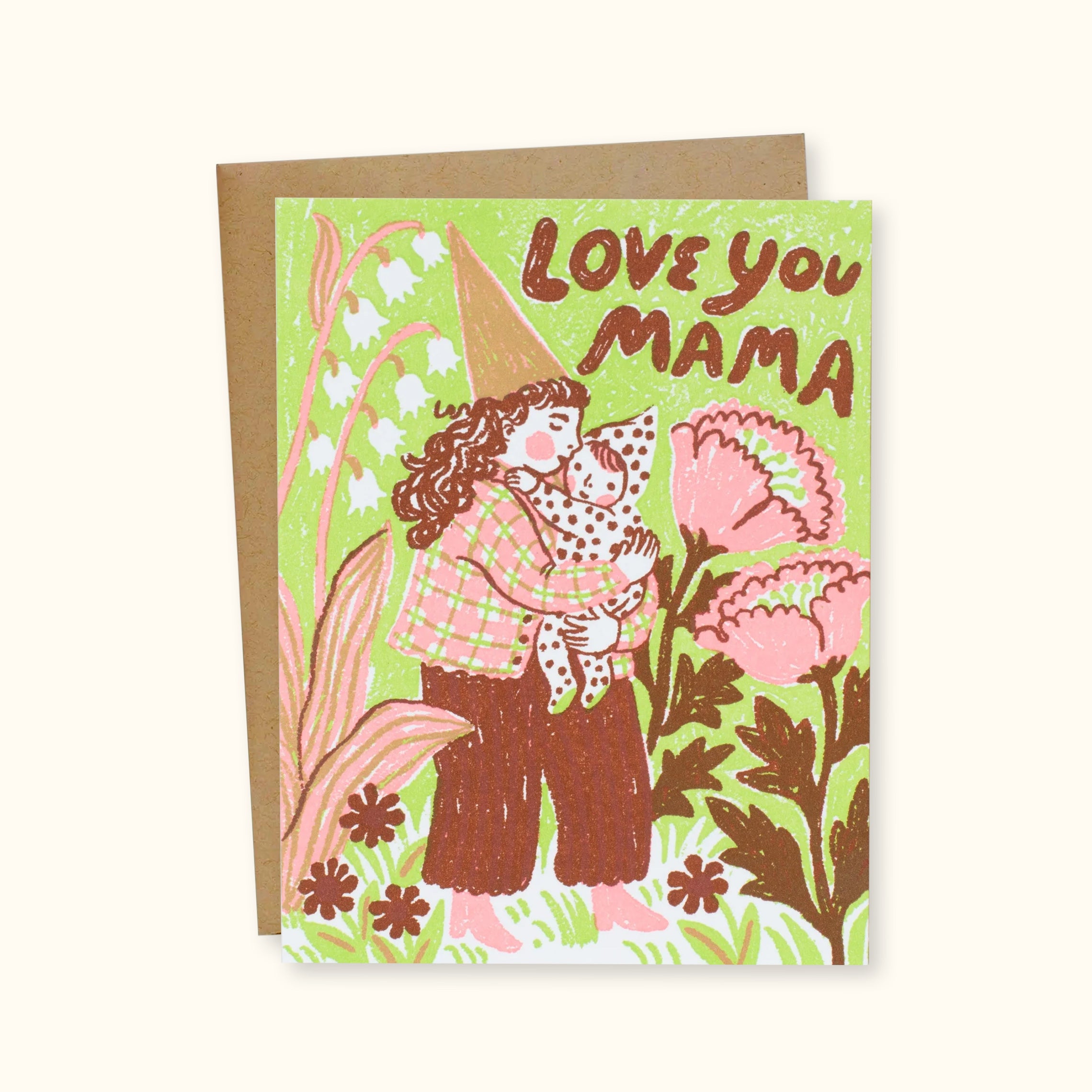 Love You Mama Greeting Card