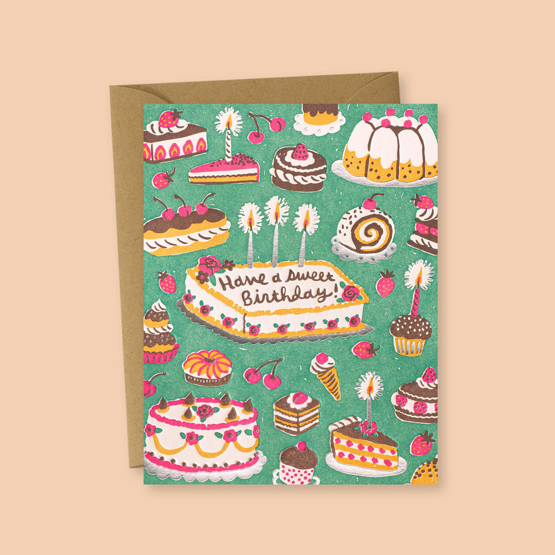 Birthday Sweets Greeting Card - SALE