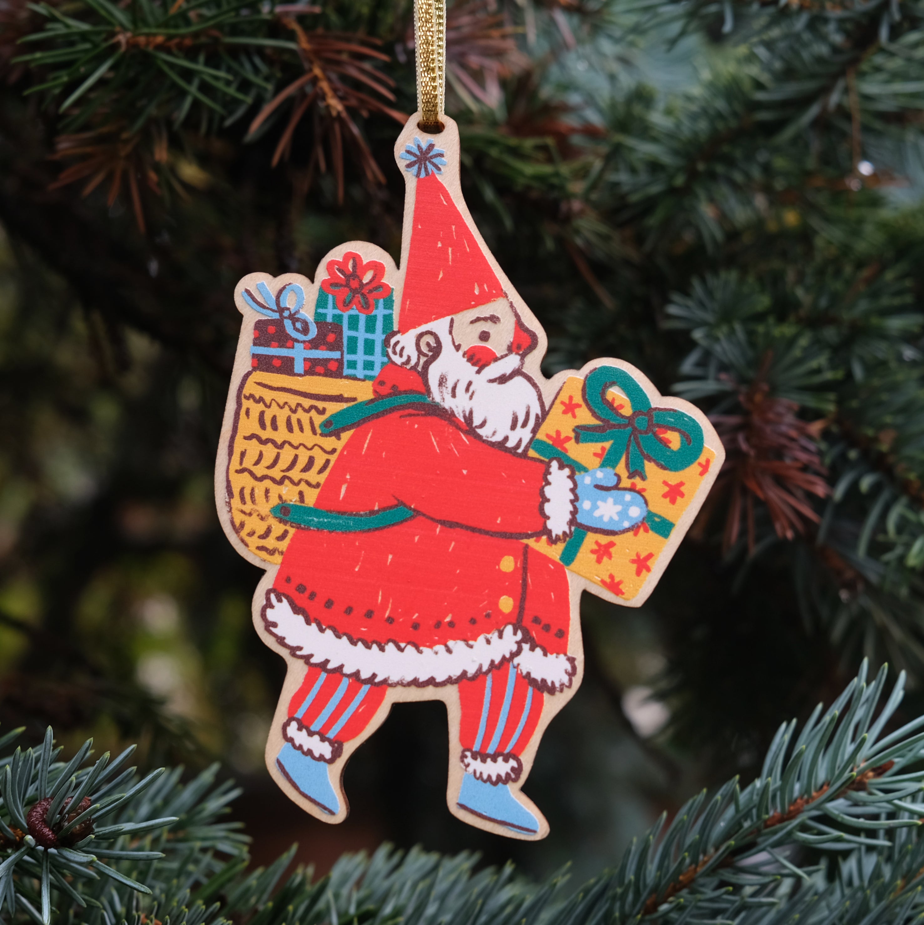 Santa Ornament