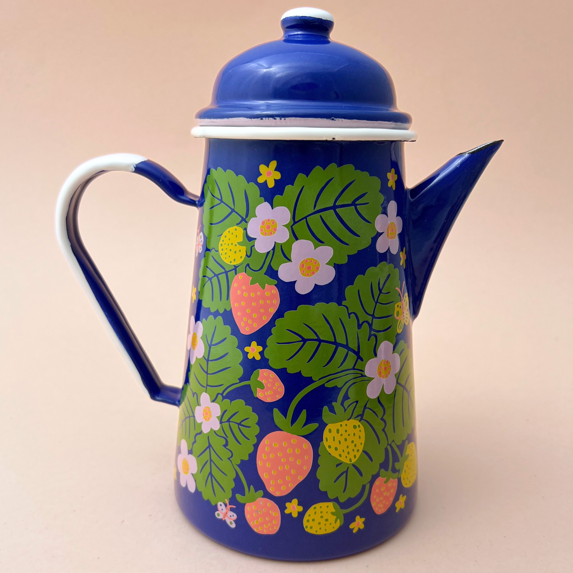 Strawberry Patch Enamelware Second